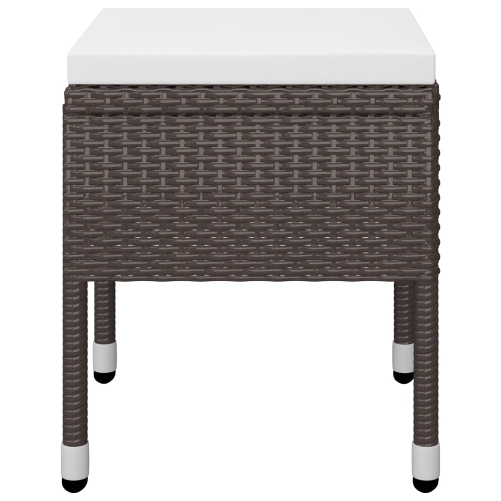 Set Mobili da Pranzo per Giardino 5 pz Marrone | homemem39