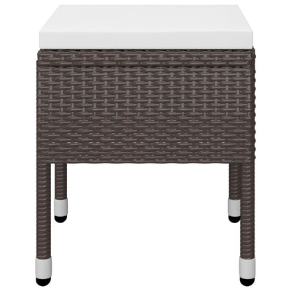 Set Mobili da Pranzo per Giardino 5 pz Marrone | homemem39
