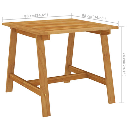 Set Mobili da Pranzo per Giardino 3 pz Nero | homemem39