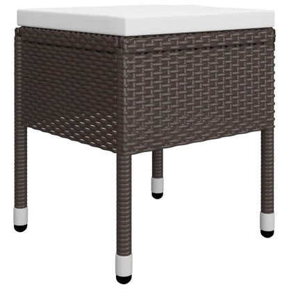 Set Mobili da Pranzo per Giardino 5 pz Marrone - homemem39