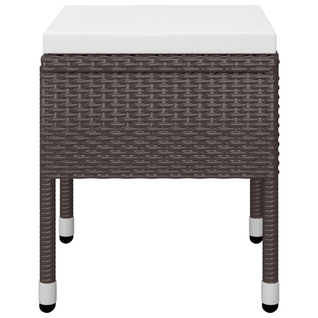 Set Mobili da Pranzo per Giardino 5 pz Marrone - homemem39