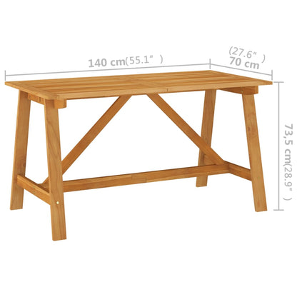 Set Mobili da Pranzo per Giardino 5 pz Nero | homemem39