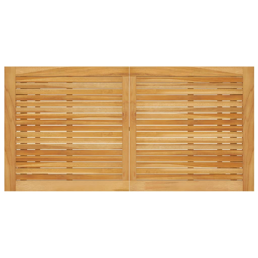 Set Mobili da Pranzo per Giardino 5 pz Nero | homemem39