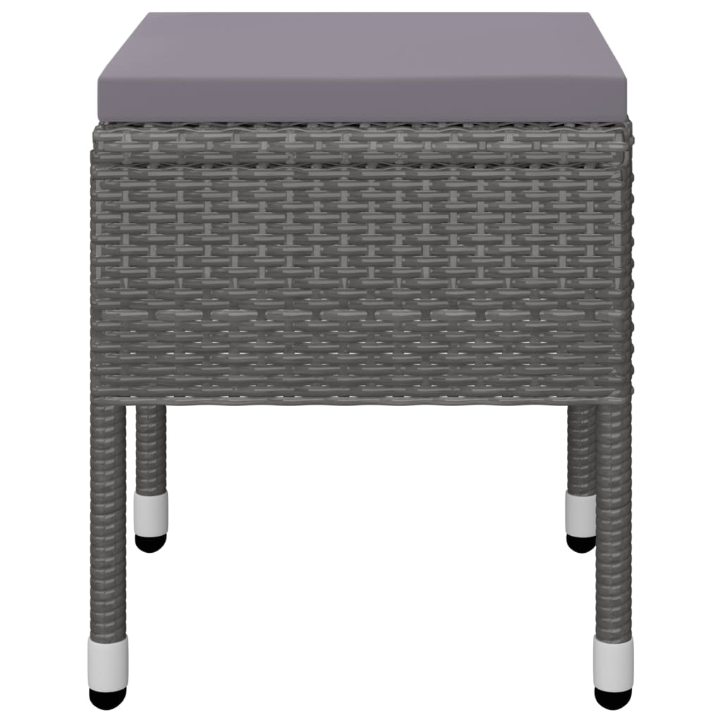 Set Mobili da Pranzo per Giardino 5 pz Grigio - homemem39