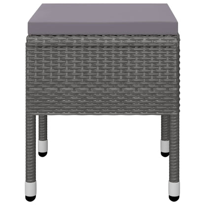 Set Mobili da Pranzo per Giardino 5 pz Grigio - homemem39