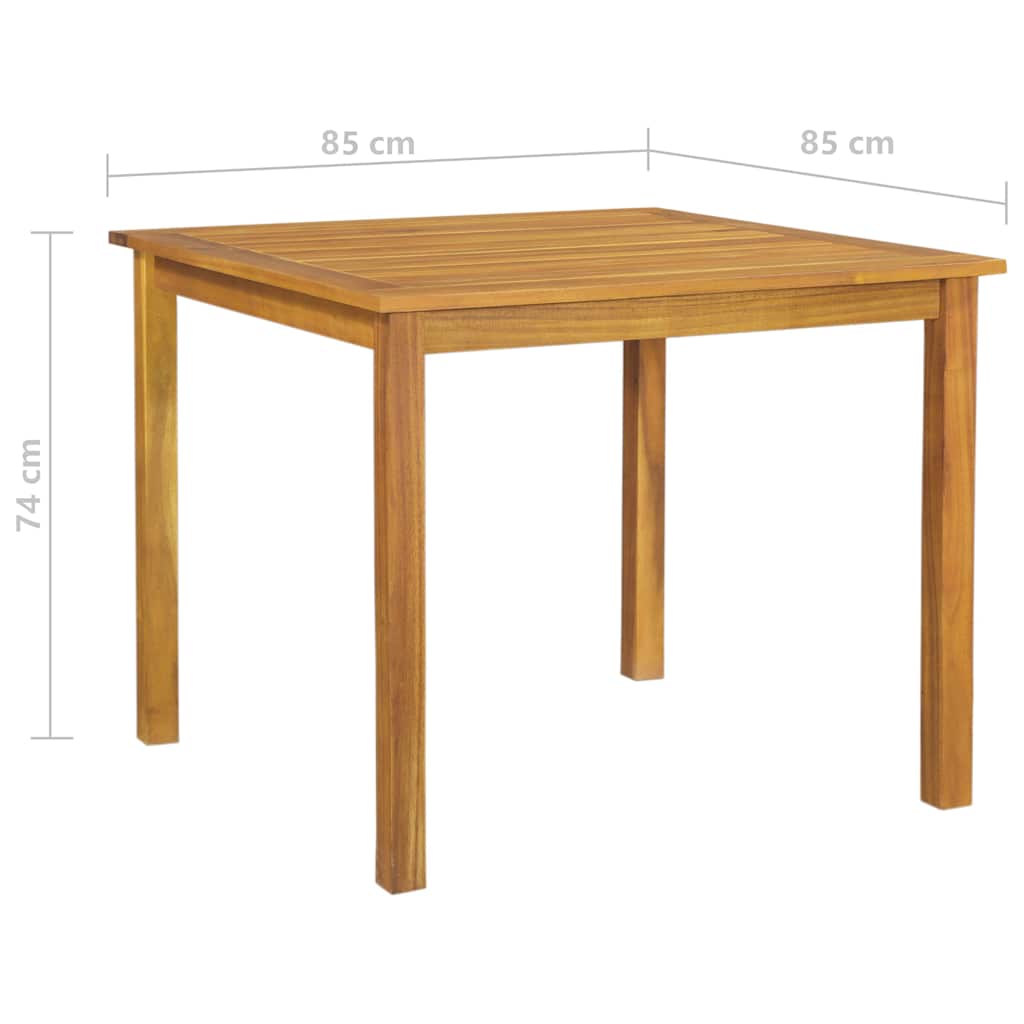 Set Mobili da Pranzo per Giardino 5 pz Nero | homemem39