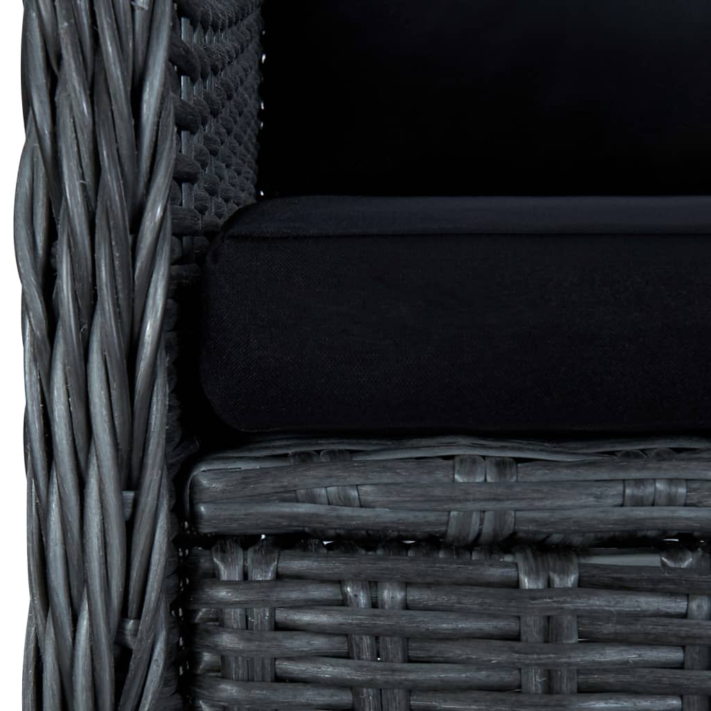 Set Mobili da Pranzo per Giardino 5 pz Grigio Scuro | homemem39