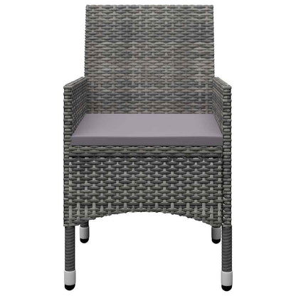 Set da Pranzo da Giardino 9 pz Grigio