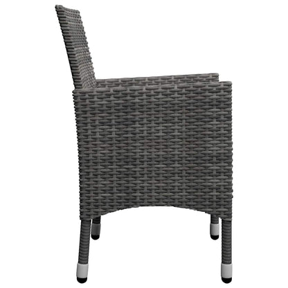 Set da Pranzo da Giardino 9 pz Grigio | homemem39