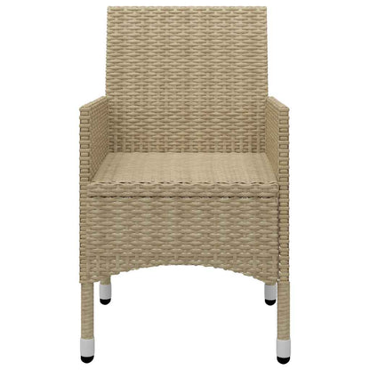 Set da Pranzo da Giardino 9 pz Beige