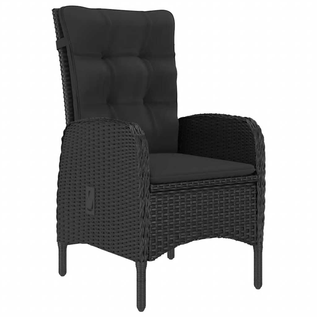 Set da Pranzo da Giardino 9 pz Nero | homemem39
