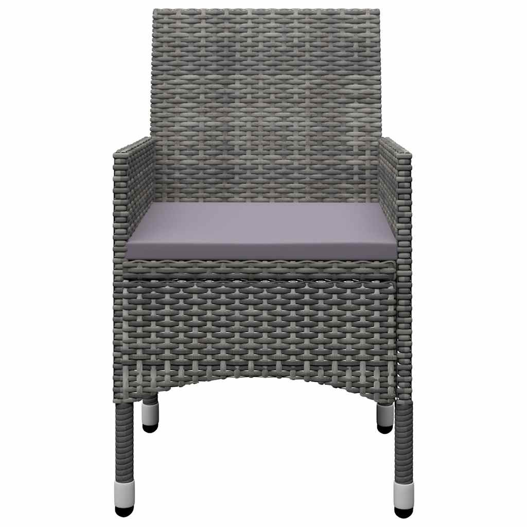 Set Mobili da Pranzo per Giardino 11 pz Grigio | homemem39