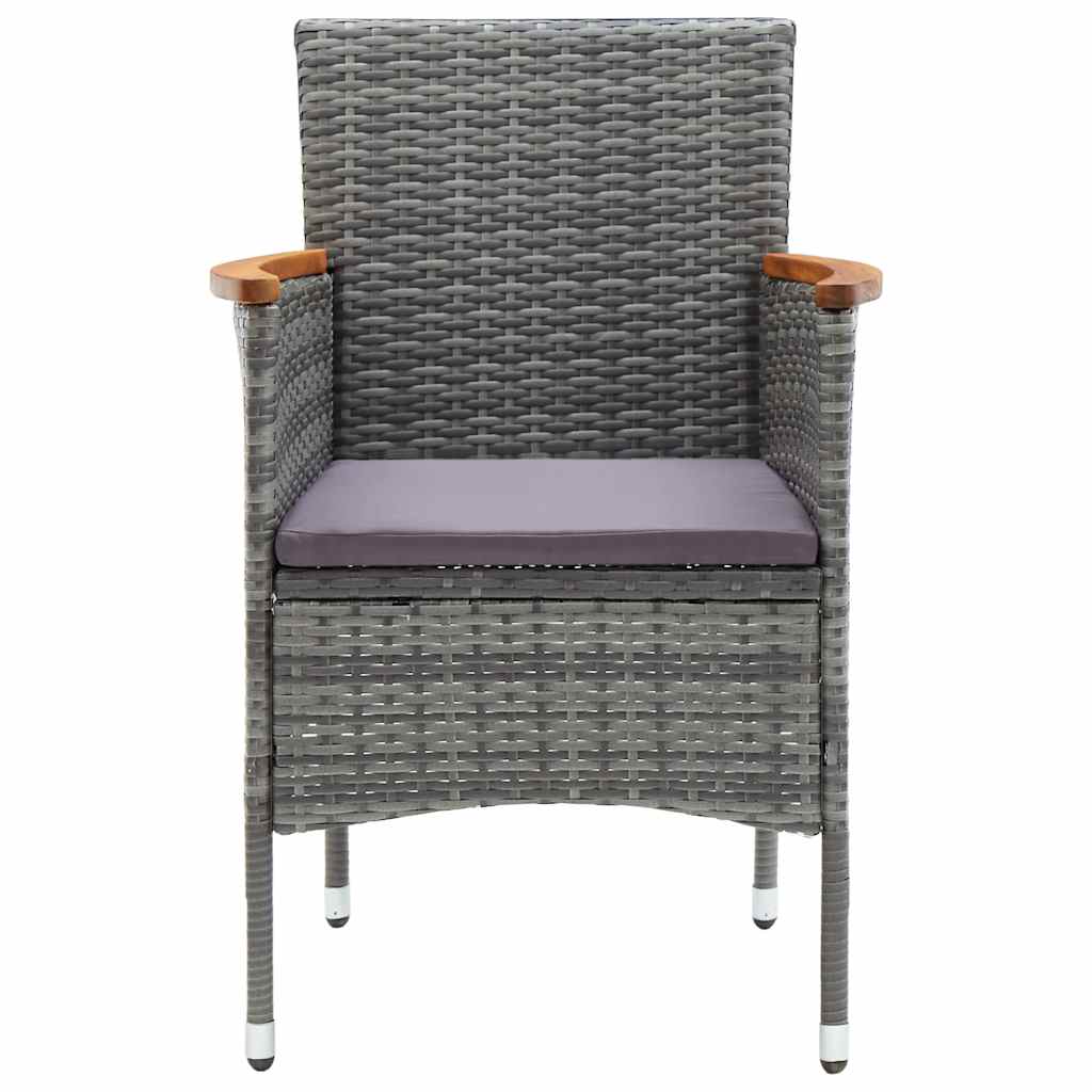 Set da Pranzo da Giardino 11 pz Grigio | homemem39