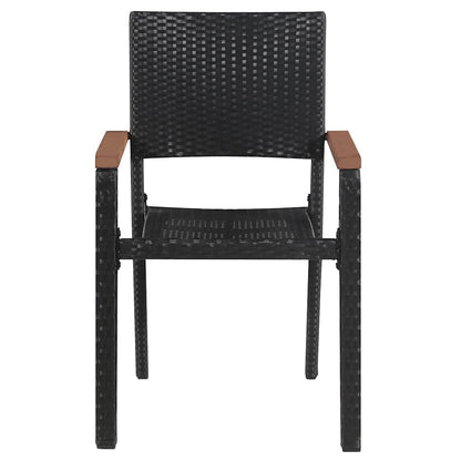 Set da Pranzo da Giardino 9 pz Nero | homemem39