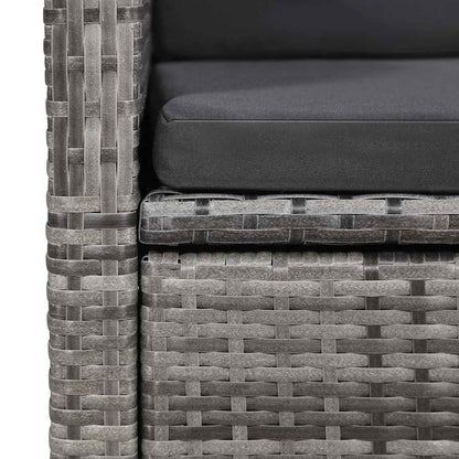 Set da Pranzo da Giardino 9 pz Grigio | homemem39