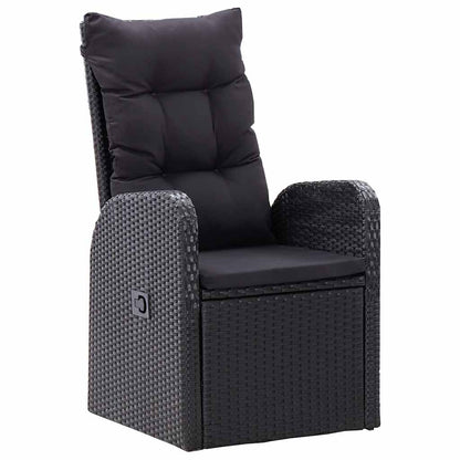 Set da Pranzo da Giardino 9 pz Nero | homemem39
