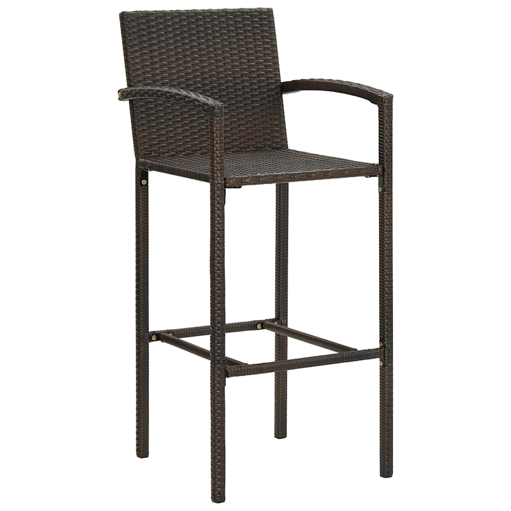 Set Bar da Giardino 5 pz Marrone