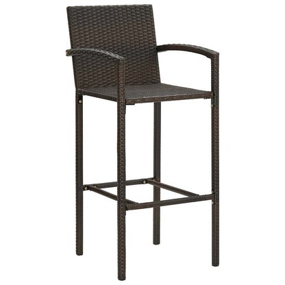 Set Bar da Giardino 5 pz Marrone