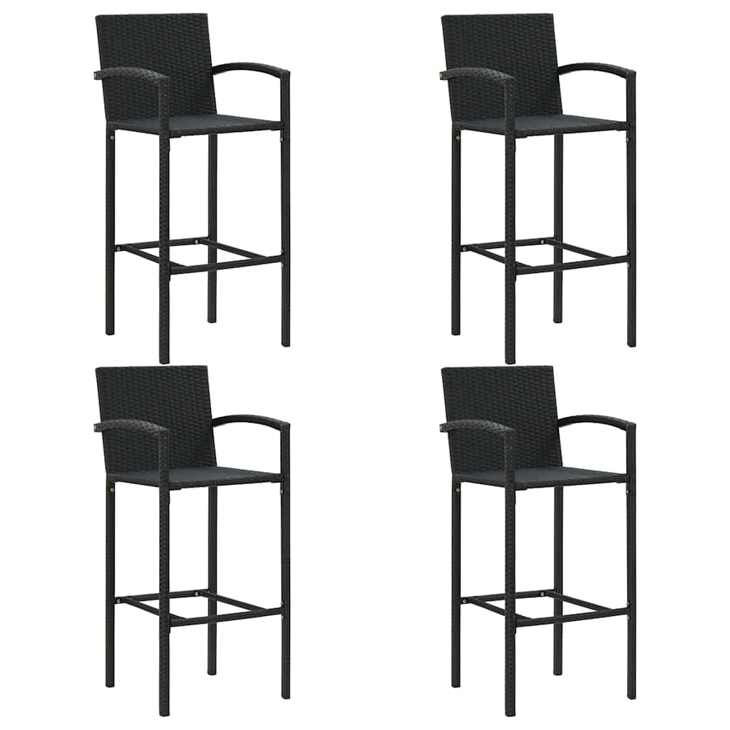 Set Bar da Giardino 5 pz Nero | homemem39