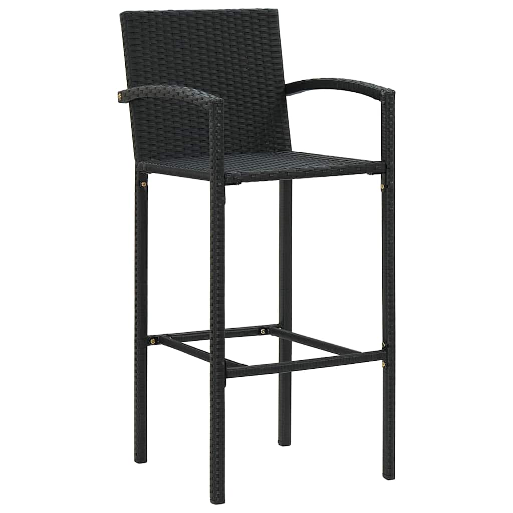 Set Bar da Giardino 5 pz Nero | homemem39