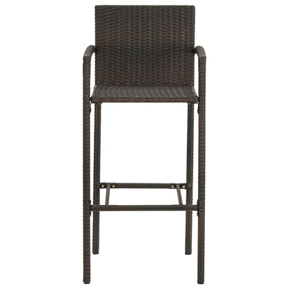 Set Bar da Giardino 9 pz Marrone | homemem39