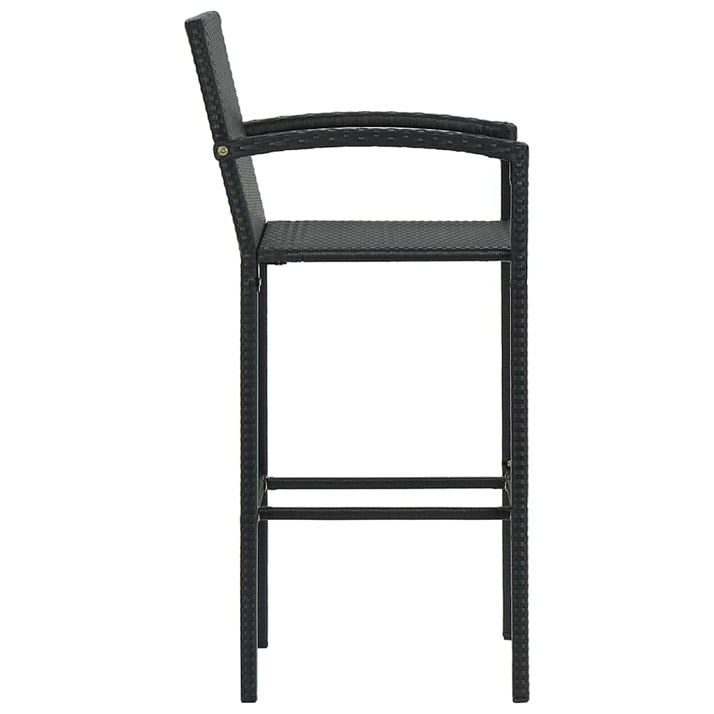 Set Bar da Giardino 9 pz Nero