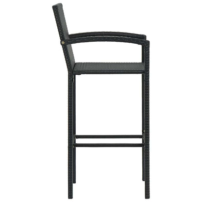 Set Bar da Giardino 9 pz Nero