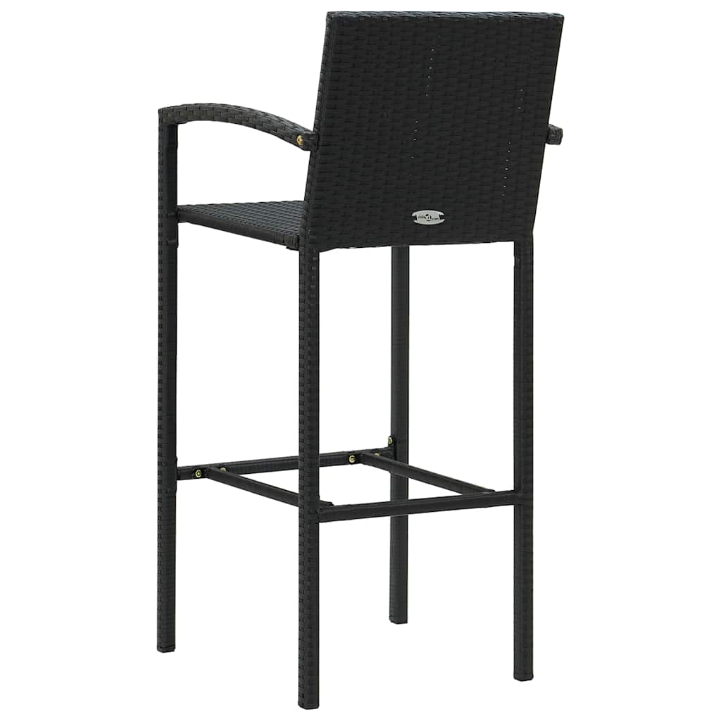 Set Bar da Giardino 9 pz Nero