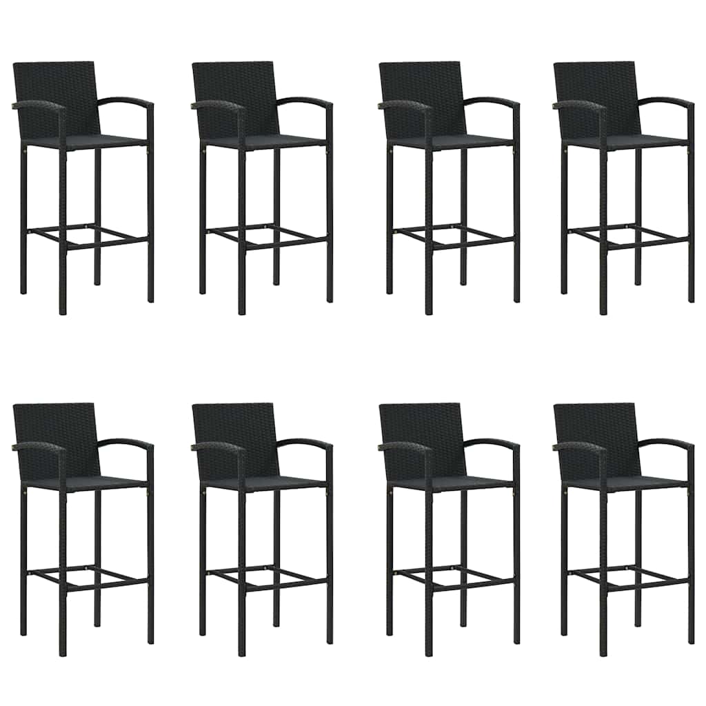 Set Bar da Giardino 9 pz Nero