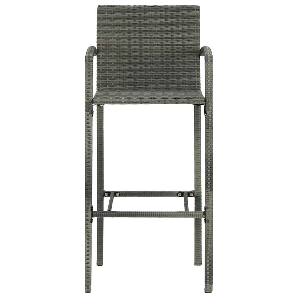 Set Bar da Giardino 9 pz Grigio