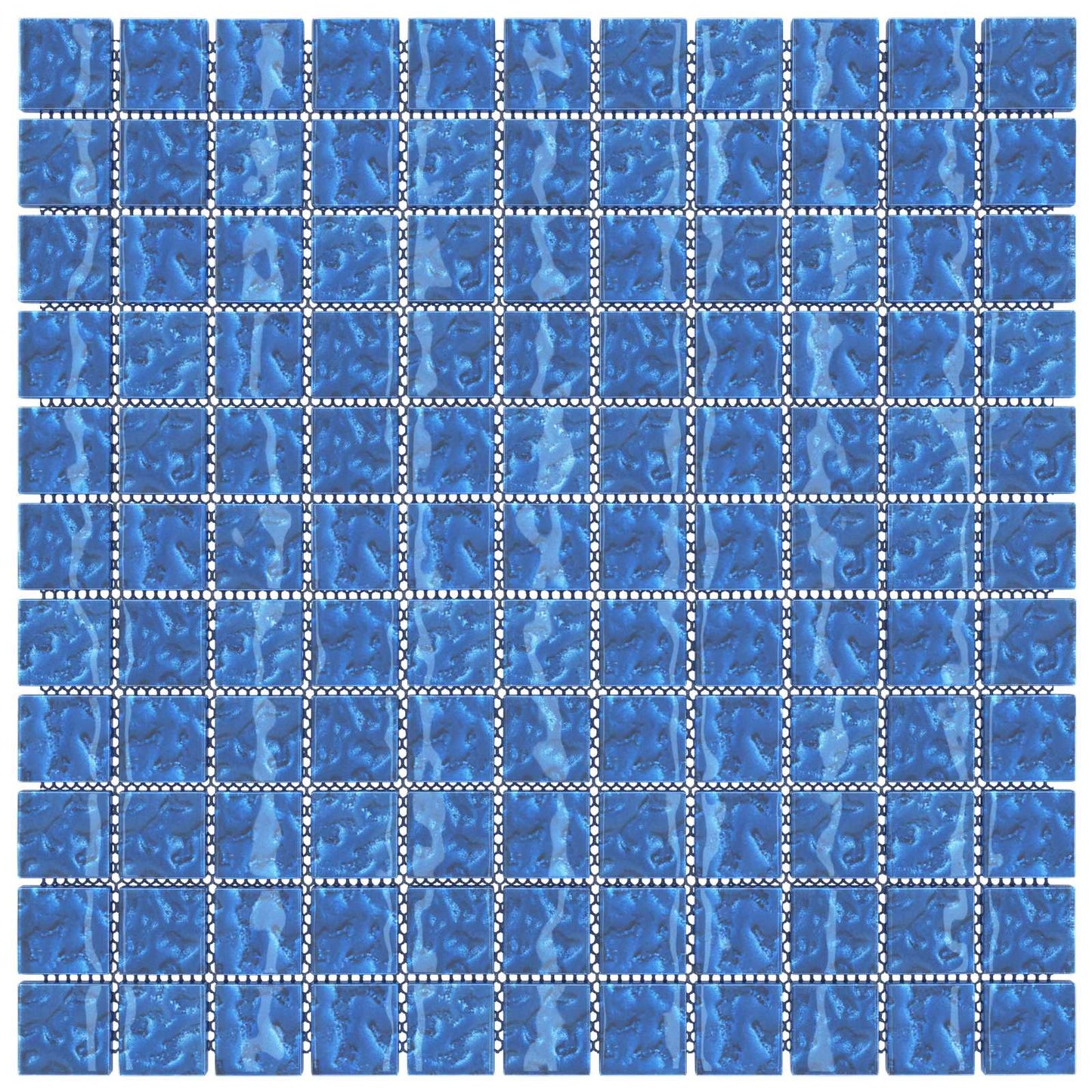 Piastrella Mosaic 11 pcs Blu 50 x 50 cm Vetro | homemem39