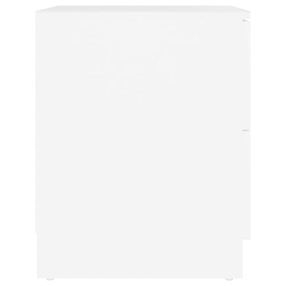 Comodini 2 pz Bianchi 40x40x50 cm in Legno Multistrato - homemem39