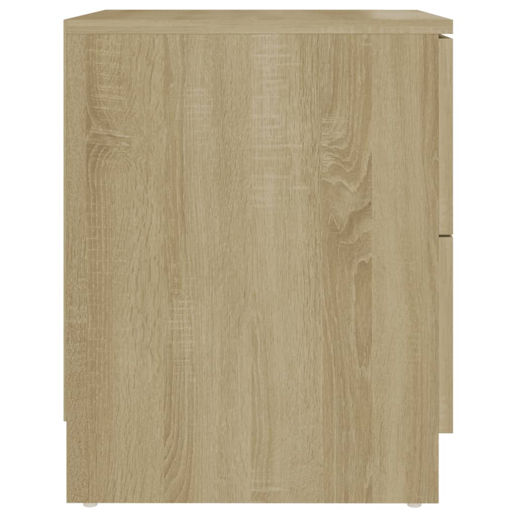 Comodini 2 pz Rovere Sonoma 40x40x50 cm in Legno Multistrato - homemem39