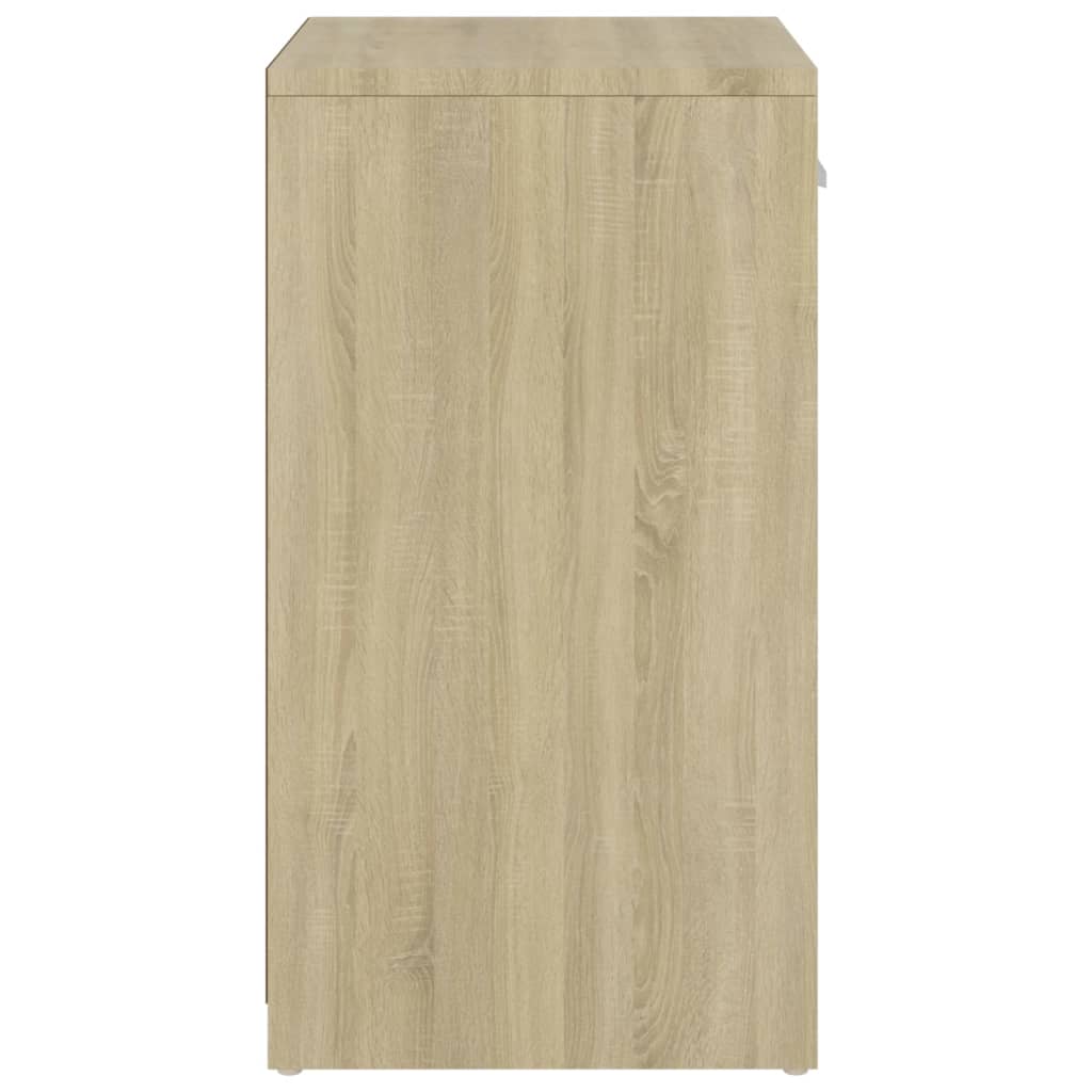 Panca Porta Scarpe Rovere Sonoma 94,5x31x57cm Legno Multistrato