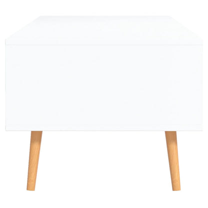 Tavolino Salotto Bianco Rovere Sonoma 100x49,5x43cm Multistrato | homemem39