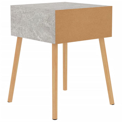 Comodini 2pz Grigio Cemento 40x40x56 cm in Legno Multistrato - homemem39