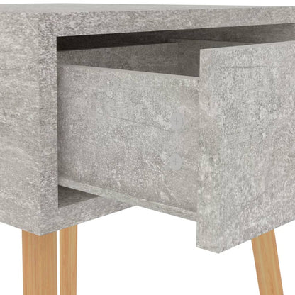 Comodini 2pz Grigio Cemento 40x40x56 cm in Legno Multistrato - homemem39