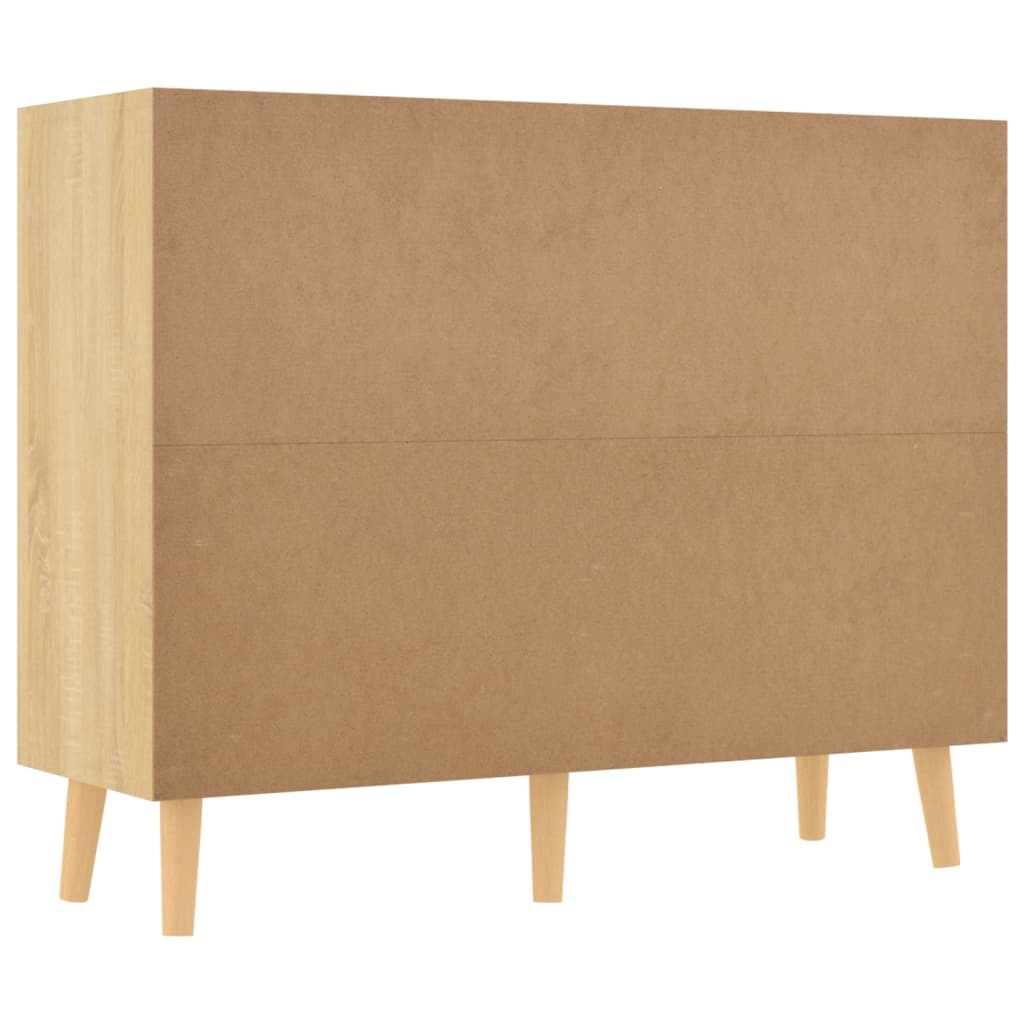 Credenza Rovere Sonoma 90x30x72 cm in Legno Multistrato