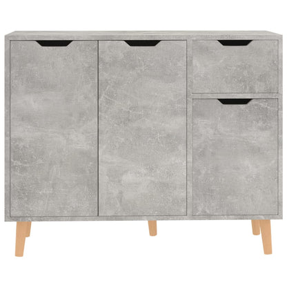 Credenza Grigio Cemento 90x30x72 cm in Legno Multistrato - homemem39