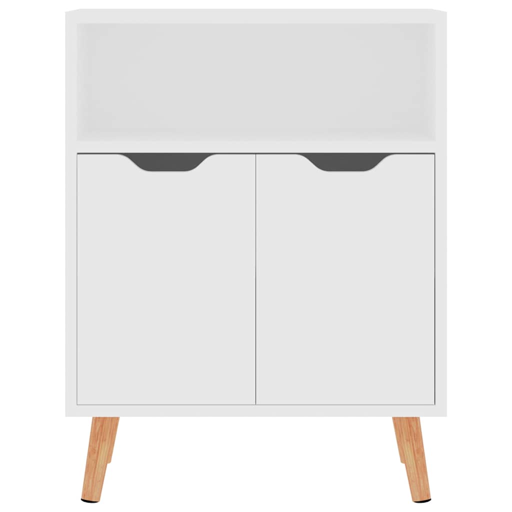 Credenza Bianca 60x30x72 cm in Legno Multistrato