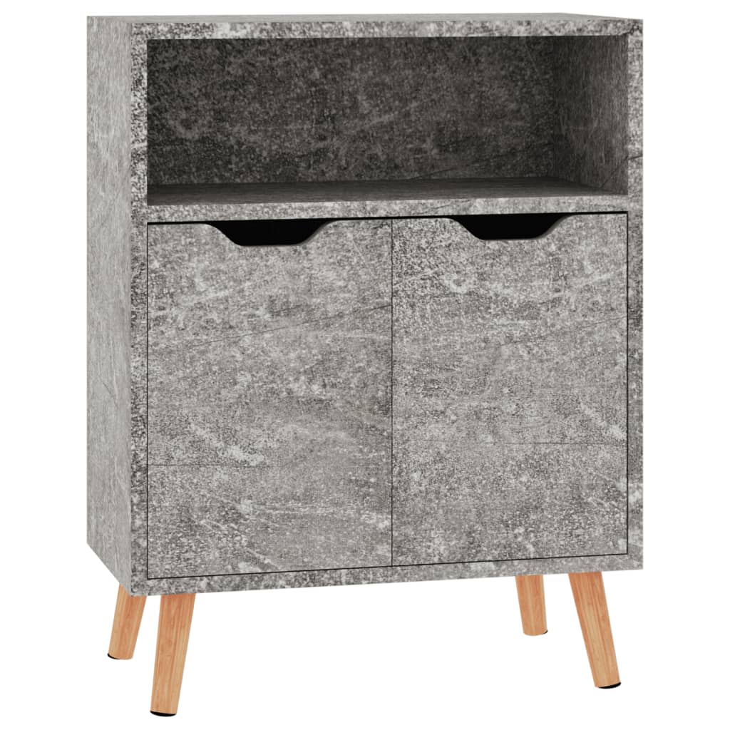 Credenza Grigio Cemento 60x30x72 cm in Legno Multistrato - homemem39