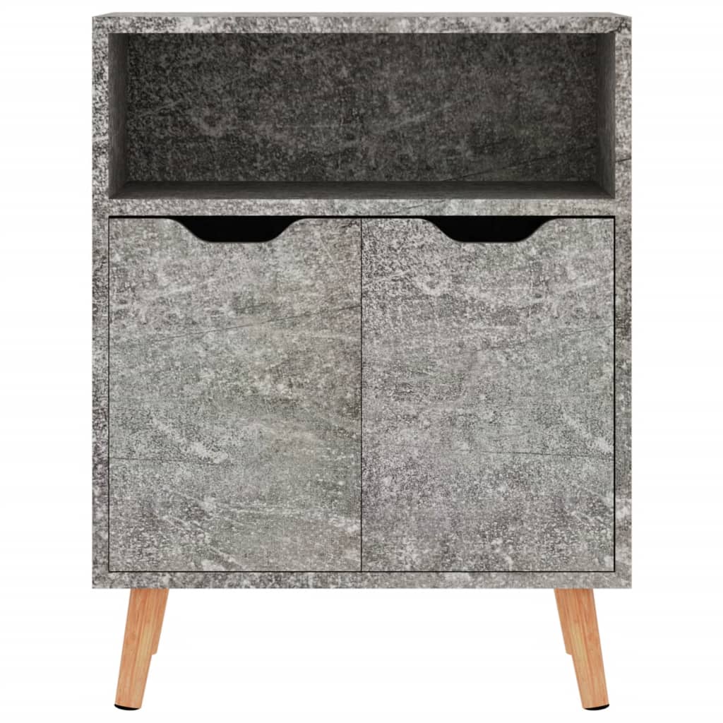 Credenza Grigio Cemento 60x30x72 cm in Legno Multistrato - homemem39