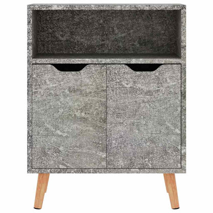 Credenza Grigio Cemento 60x30x72 cm in Legno Multistrato