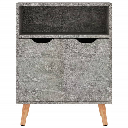 Credenza Grigio Cemento 60x30x72 cm in Legno Multistrato