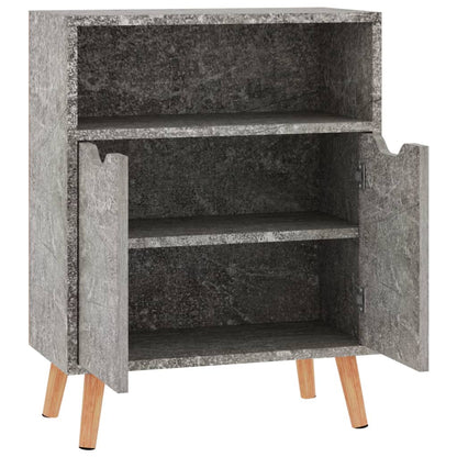 Credenza Grigio Cemento 60x30x72 cm in Legno Multistrato - homemem39