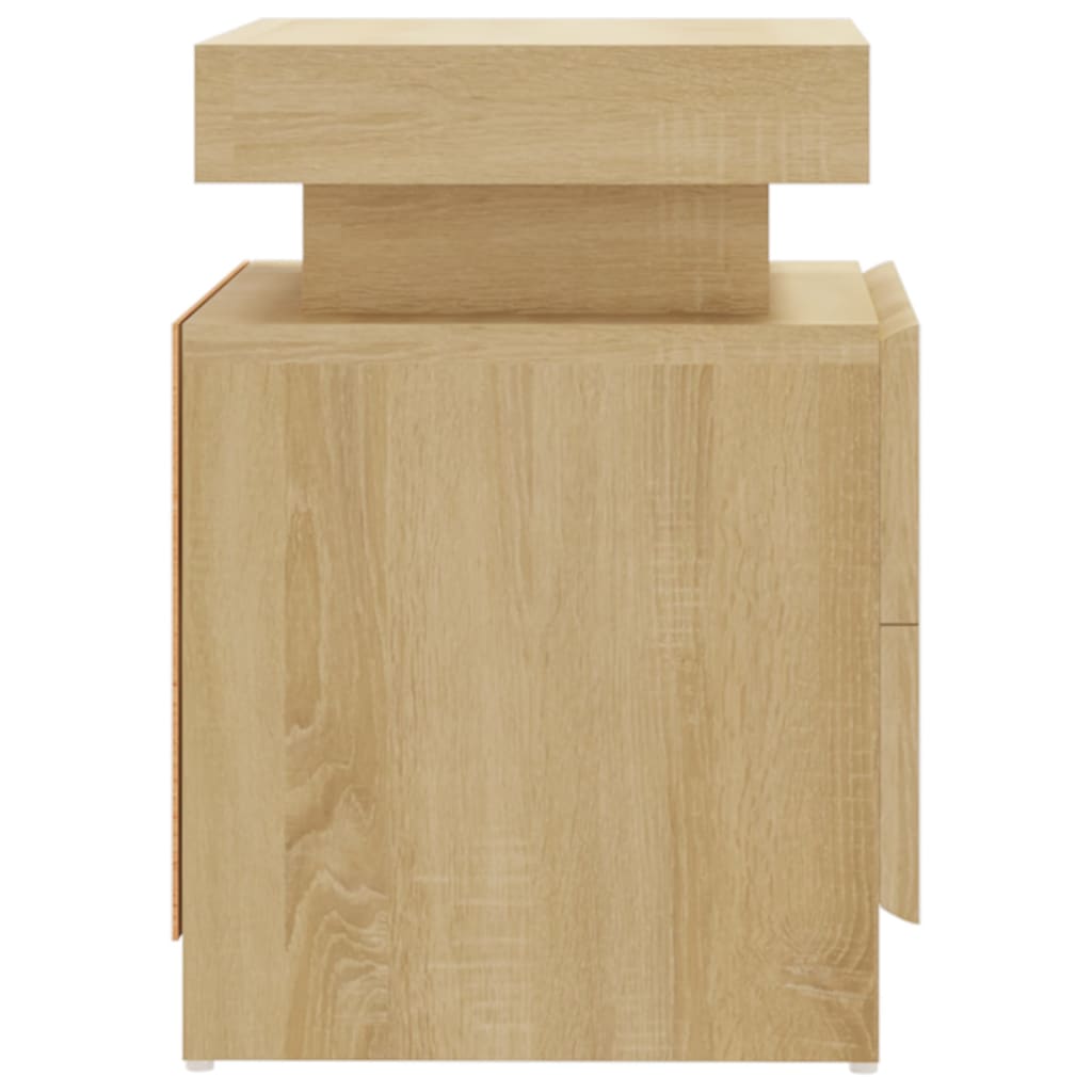 Comodino Rovere Sonoma 45x35x52 cm in Legno Multistrato | homemem39