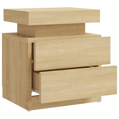 Comodino Rovere Sonoma 45x35x52 cm in Legno Multistrato | homemem39