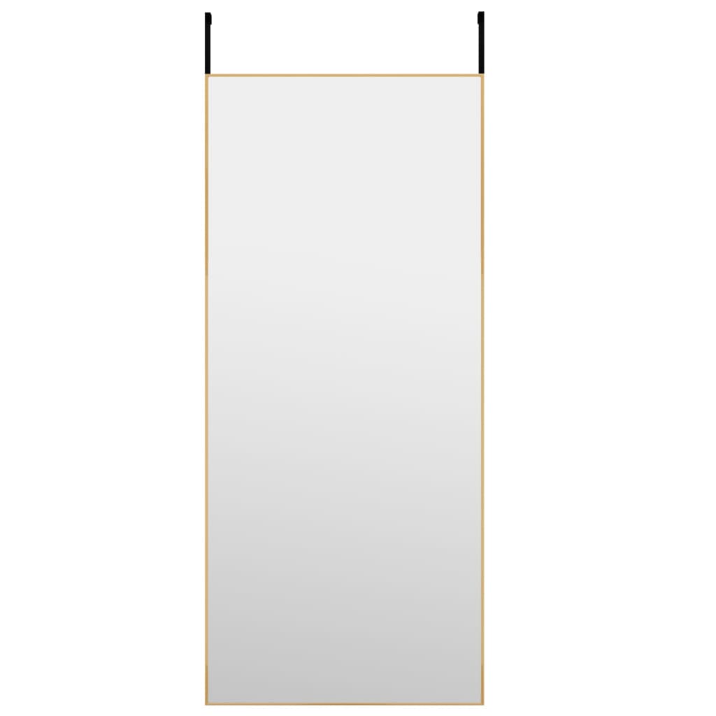 Specchio da Porta Oro 40x100 cm in Vetro e Alluminio | homemem39