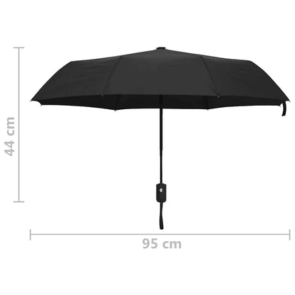 Ombrello Pieghevole Automatico Nero 95 cm | homemem39