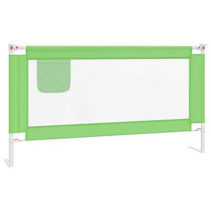 Sponda Letto di Sicurezza per Bambini Verde 160x25cm in Tessuto - homemem39